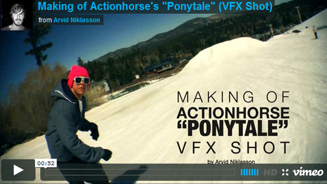 Making of Actionhorse's "Ponytale" (VFX Shot)